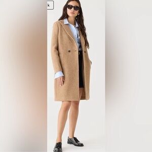 J. Crew Tan Pea Coat